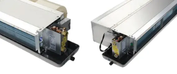 انعطافپذیری در جهت اتصالات فن کویل سقفی توکار جی پلاس مدل GFU-LC600G30
