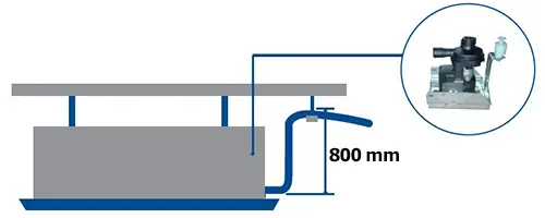 پمپ درین داخلی فن کویل کاستی چهار طرفه گرین مدل G4WF-400P1