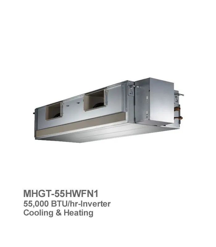 داکت اسپلیت اینورتر میدیا سه فاز مدل MHGT-55HWFN1