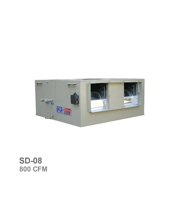 فن‌کویل کانالی 4 ردیفه ساراول مدل SD-08