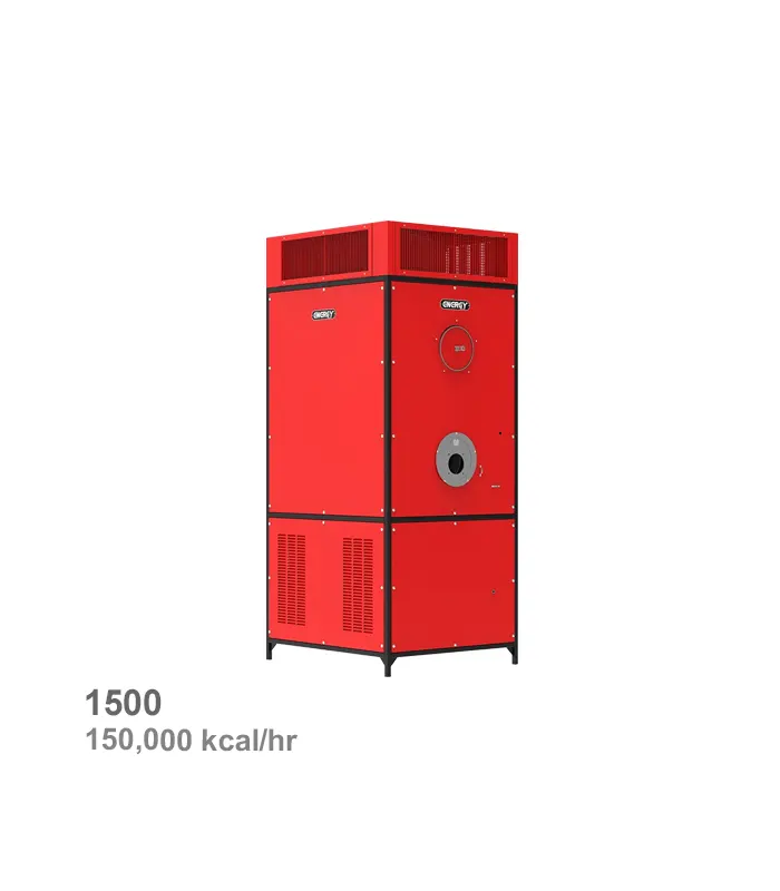 کوره هوای گرم گازوئیلی انرژی مدل 1500