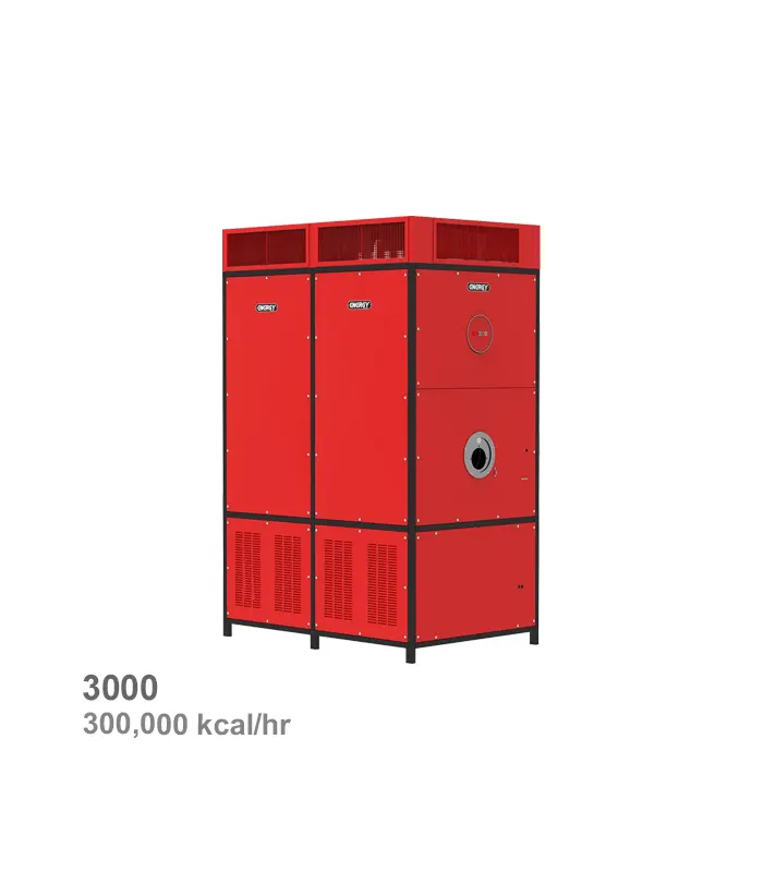 کوره هوای گرم گازوئیلی انرژی مدل 3000