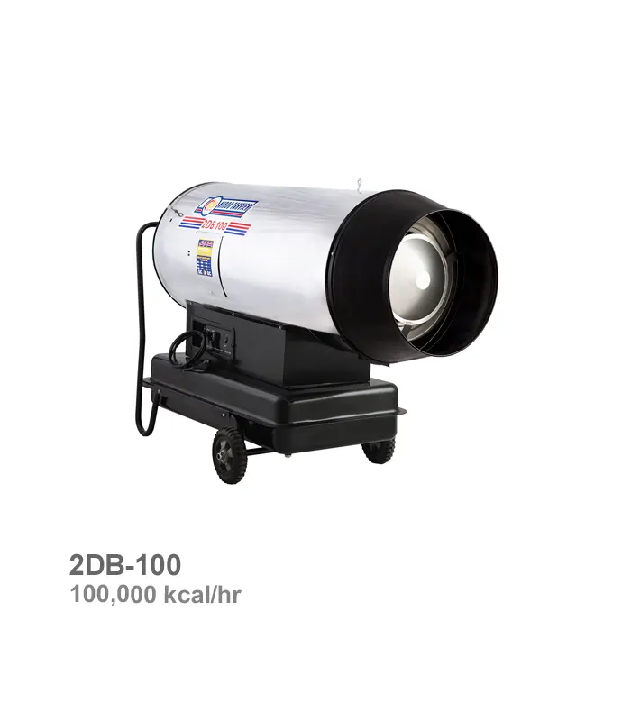 جت هیتر گازی - گازوئیلی نیرو تهویه البرز مدل 2DB-100