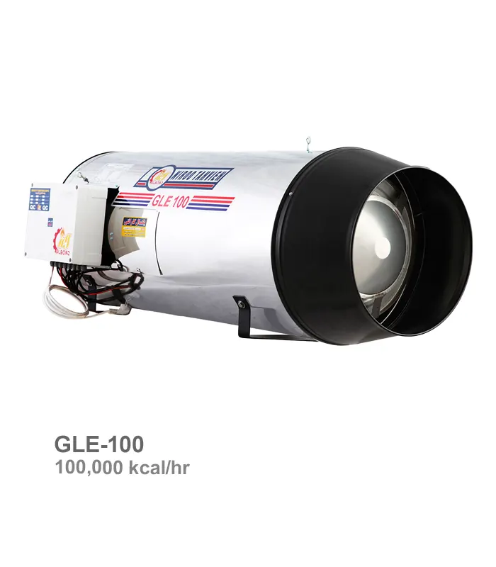جت هیتر گازوئیلی نیرو تهویه البرز مدل GLE-100
