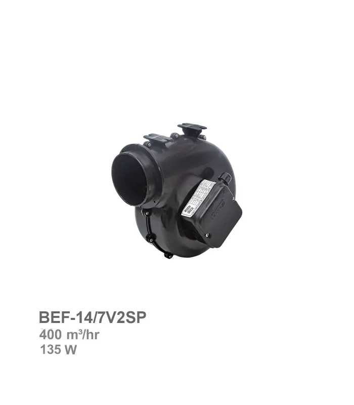 بلوئر هود سانتریفیوژ فوروارد پلاستیکی دمنده مدل BEF-14/7V2SP