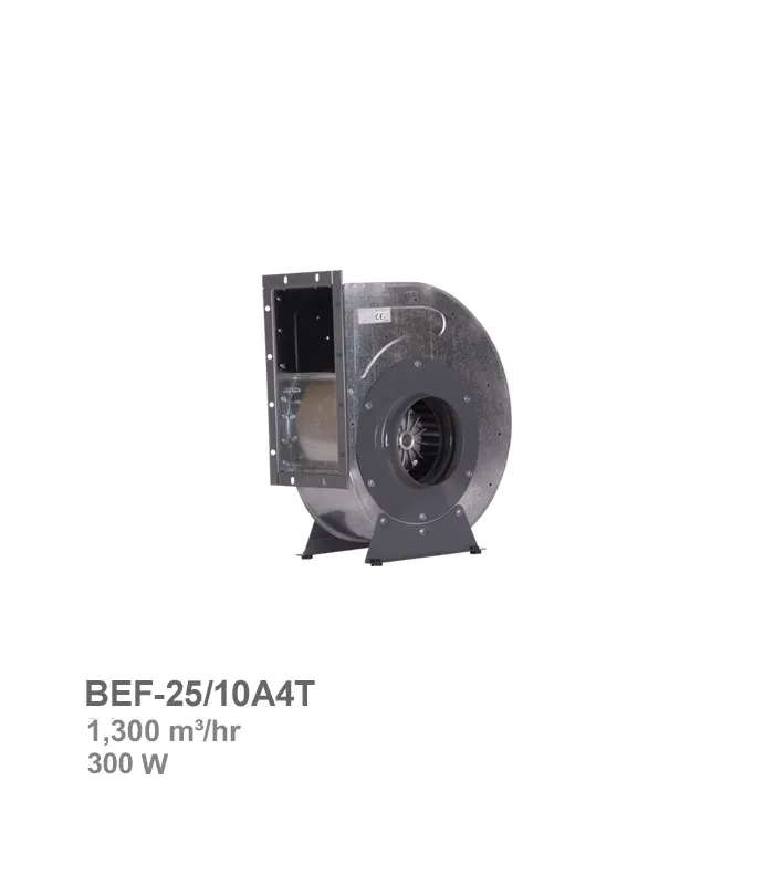 فن سانتریفیوژ یکطرفه فوروارد دمنده مدل BEF-25/10A4T
