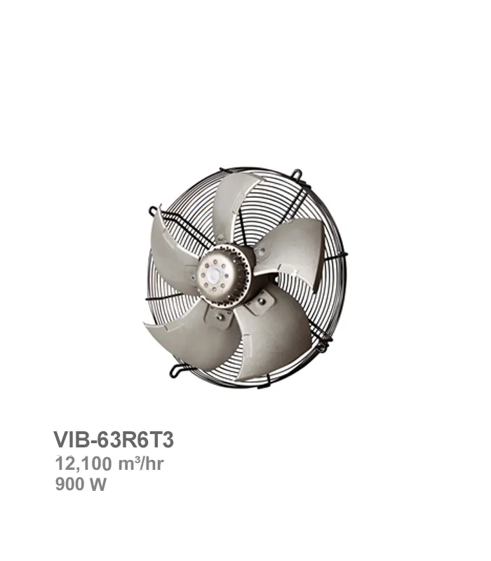 فن آکسیال تأسیساتی یوروونت دمنده مدل VIB-63R6T3