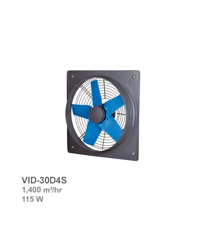 هواکش صنعتی سبک فلزی دمنده مدل VID-30D4S
