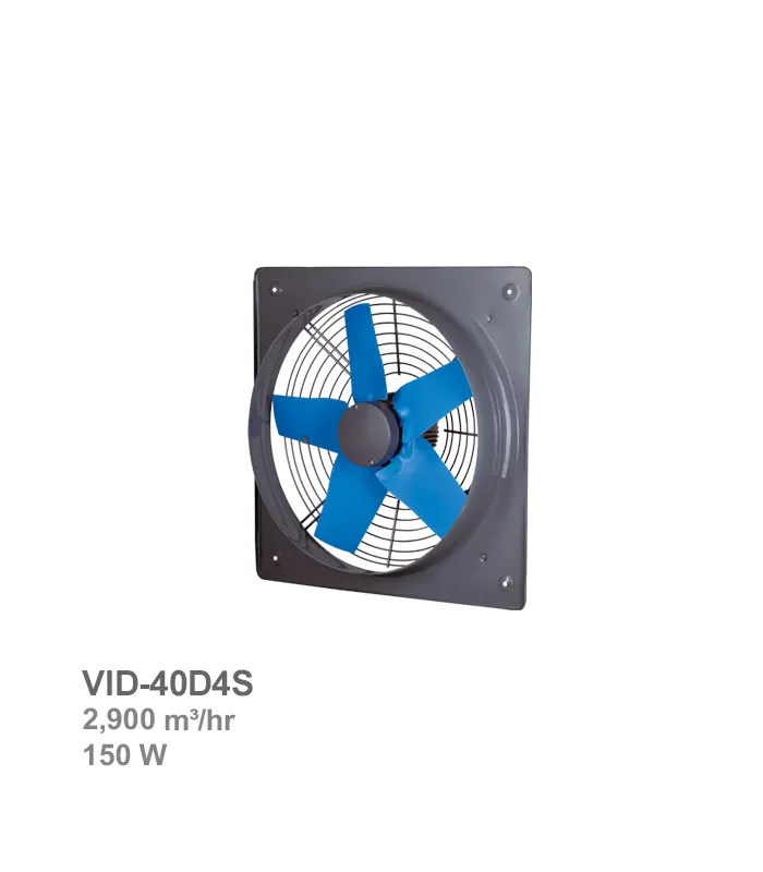 هواکش صنعتی سبک فلزی دمنده مدل VID-40D4S