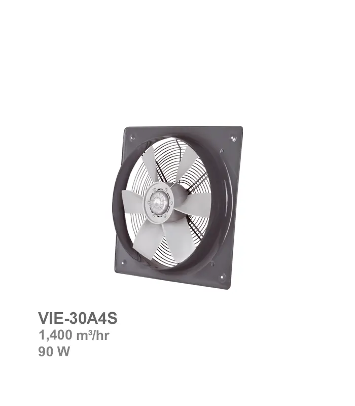 هواکش صنعتی ایلکا پروانه پلاستیکی دمنده مدل VIE-30A4S 