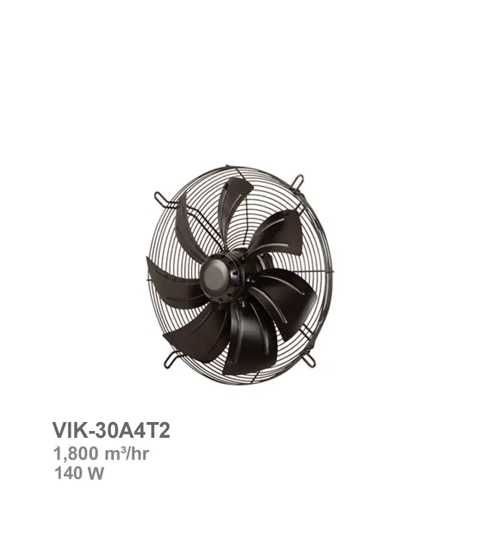 فن ایلکا هفت پر فلزی بدون قاب دمنده مدل VIK-30A4T2