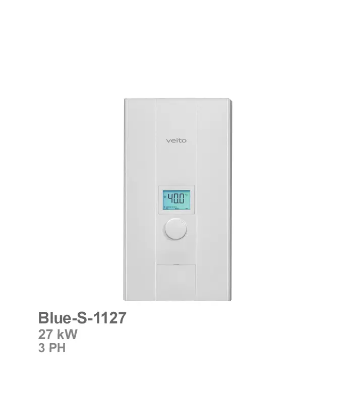آبگرمکن برقی سه‌فاز ویتو مدل بلو اس (Blue S-1127)