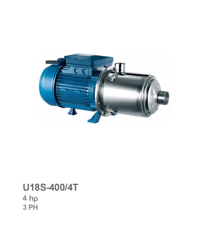 الکتروپمپ طبقاتی افقی سه فاز پنتاکس مدل U18S-400/4T