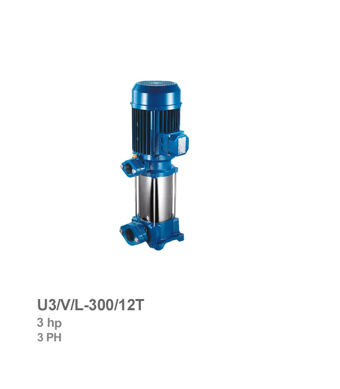 الکتروپمپ طبقاتی عمودی سه فاز پنتاکس مدل U3/V/L-300/12T