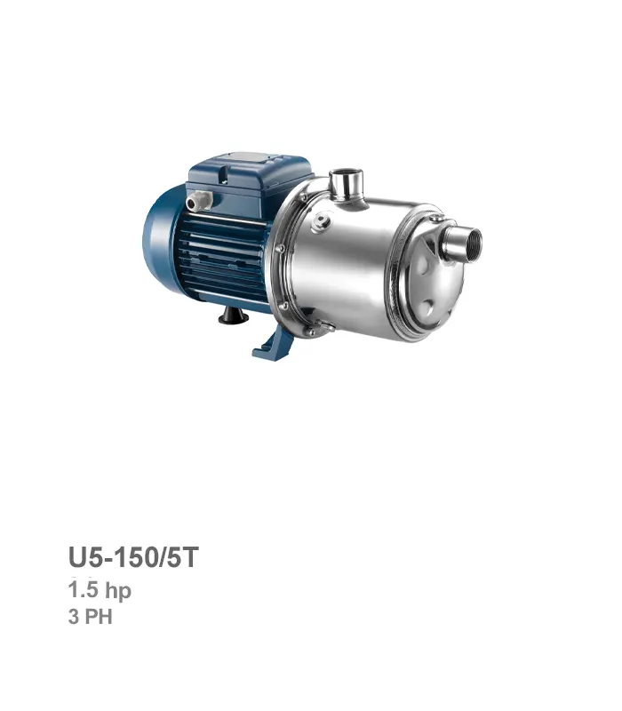 الکتروپمپ طبقاتی افقی سه فاز پنتاکس مدل U5-150/5T
