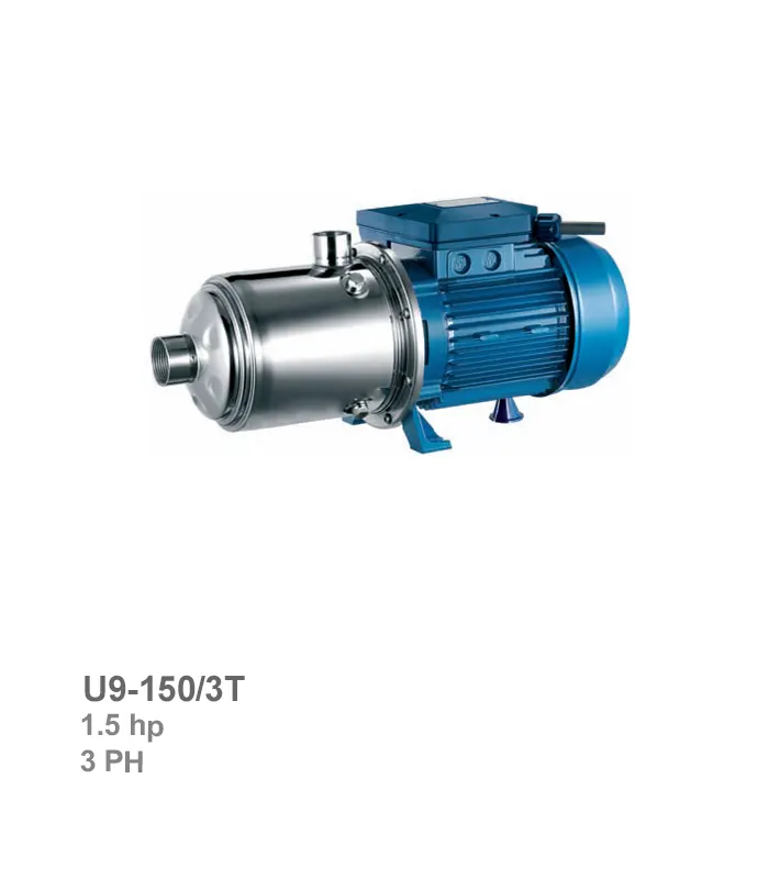 الکتروپمپ طبقاتی افقی سه فاز پنتاکس مدل U9-150/3T