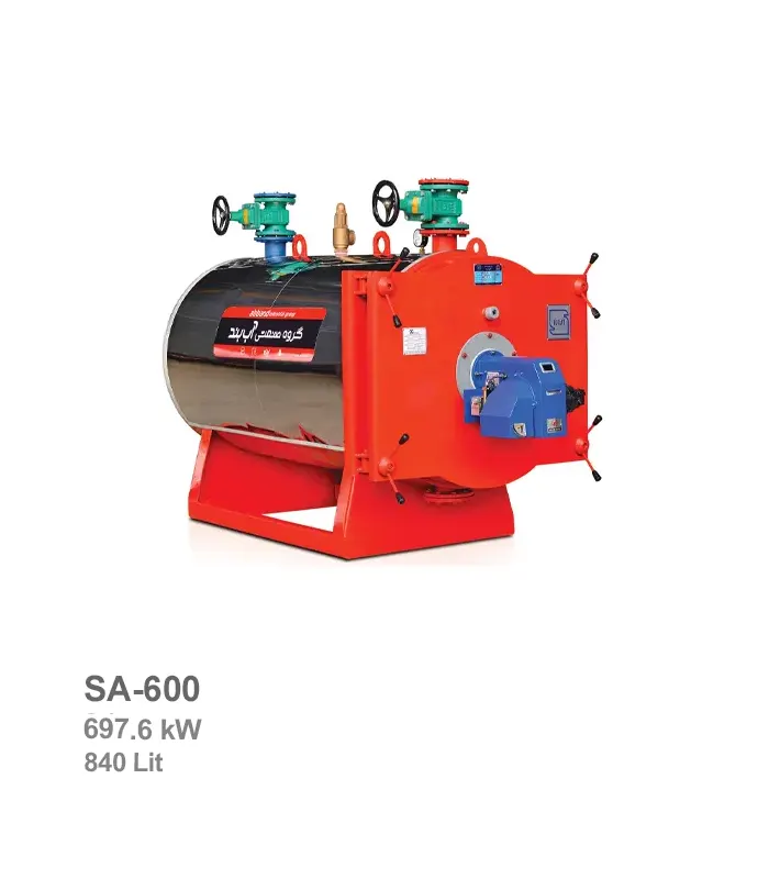 دیگ آبگرم دو پاس آب بند مدل SA-600