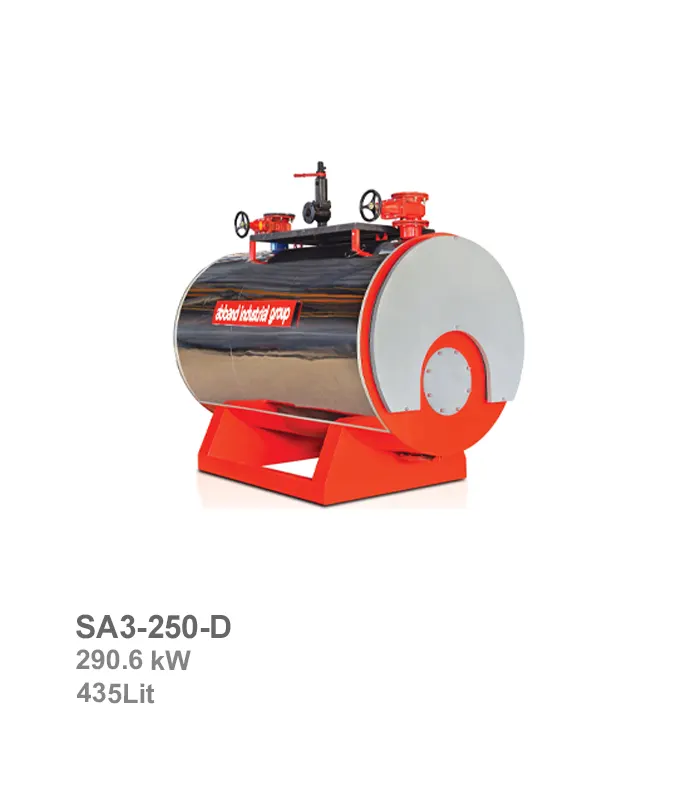 دیگ آبگرم فولادی آب بند مدل SA3-250-D
