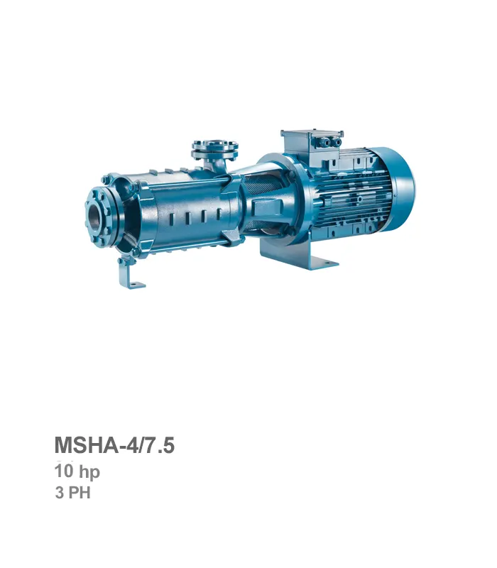 پمپ طبقاتی افقی پنتاکس مدل MSHA-4/7.5 - تصویر 1