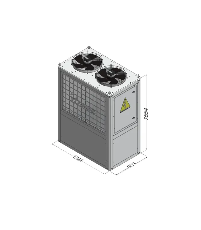 چیلر تراکمی هواخنک همرا (Hemera) مدل TCA-HA-12 - تصویر 2