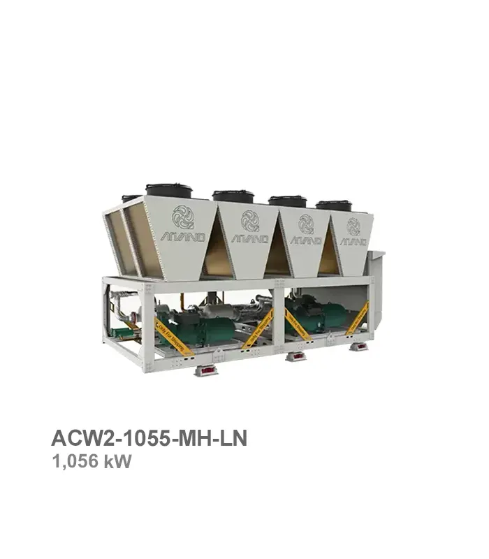 چیلر هوا خنک اسکرو تهویه اروند مدل ACW2-1055-MH-LN