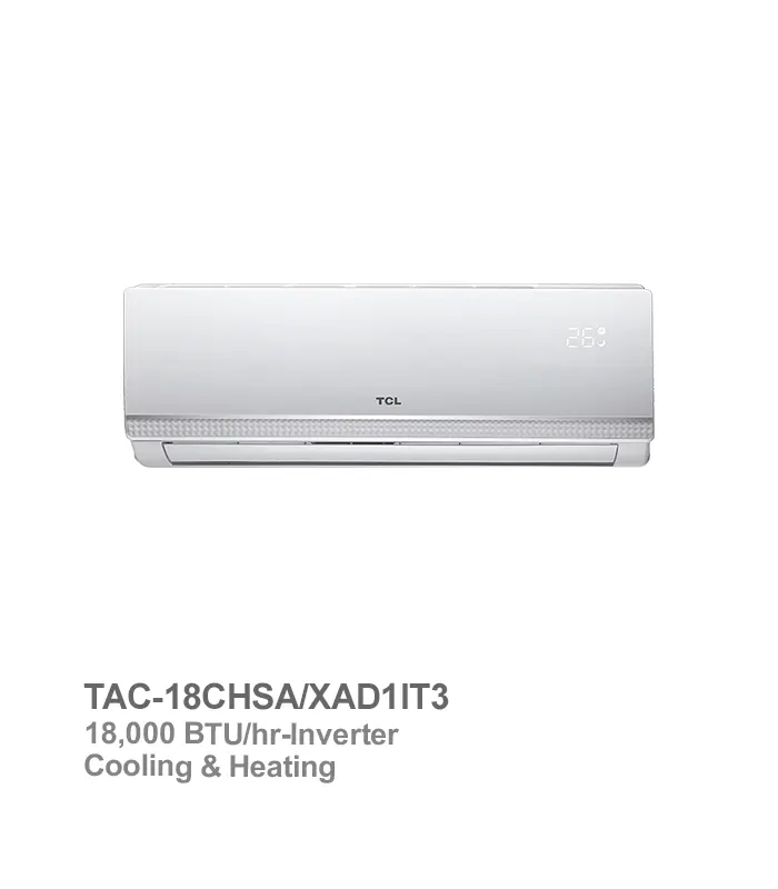 کولر گازی اینورتر تی سی ال مدل TAC-18CHSA/XAD1IT3