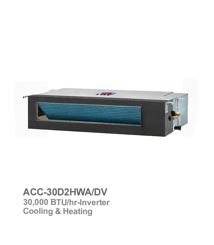 داکت اسپلیت سرد و گرم اینورتر ATP مدل ACC-30D2HWA/DV
