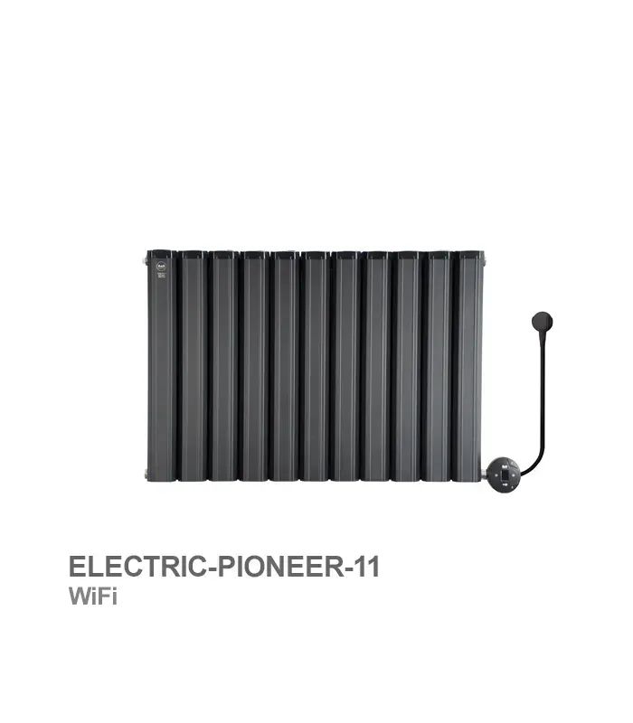 رادیاتور برقی آنیت مدل پایونیر مشکی 11 پره المنت Wifi