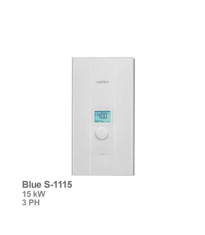 آبگرمکن برقی سه‌فاز ویتو مدل بلو اس (Blue S-1115)
