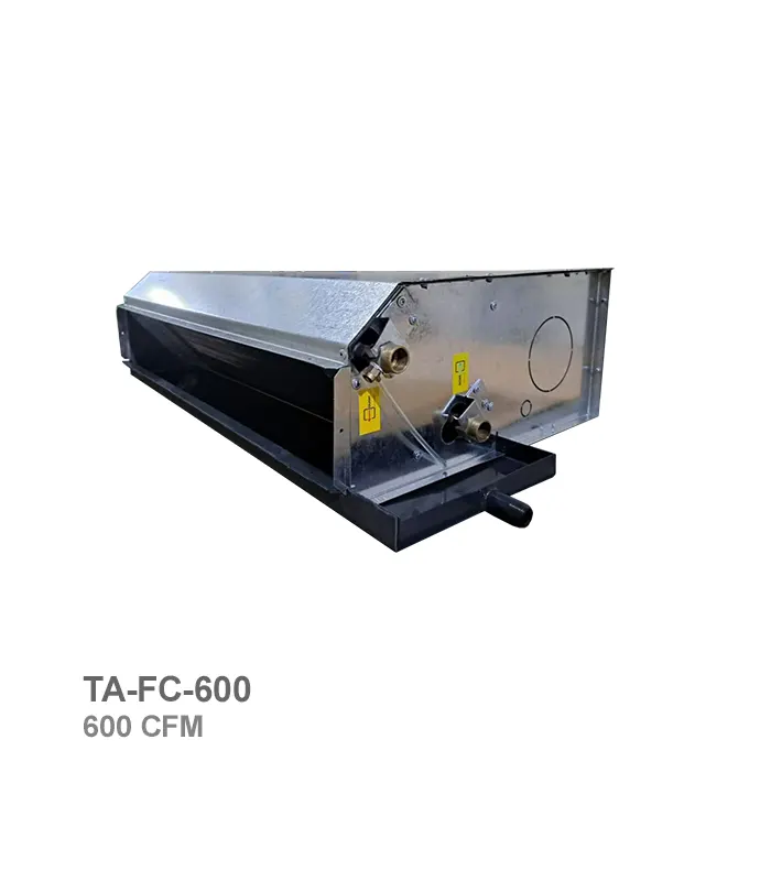 فن کویل سقفی بدون کابین تهویه آریا مدل 600CFM