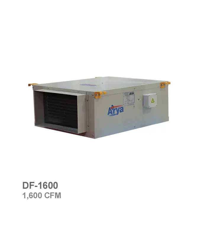 فن کویل کانالی تهویه آریا مدل DF-1600