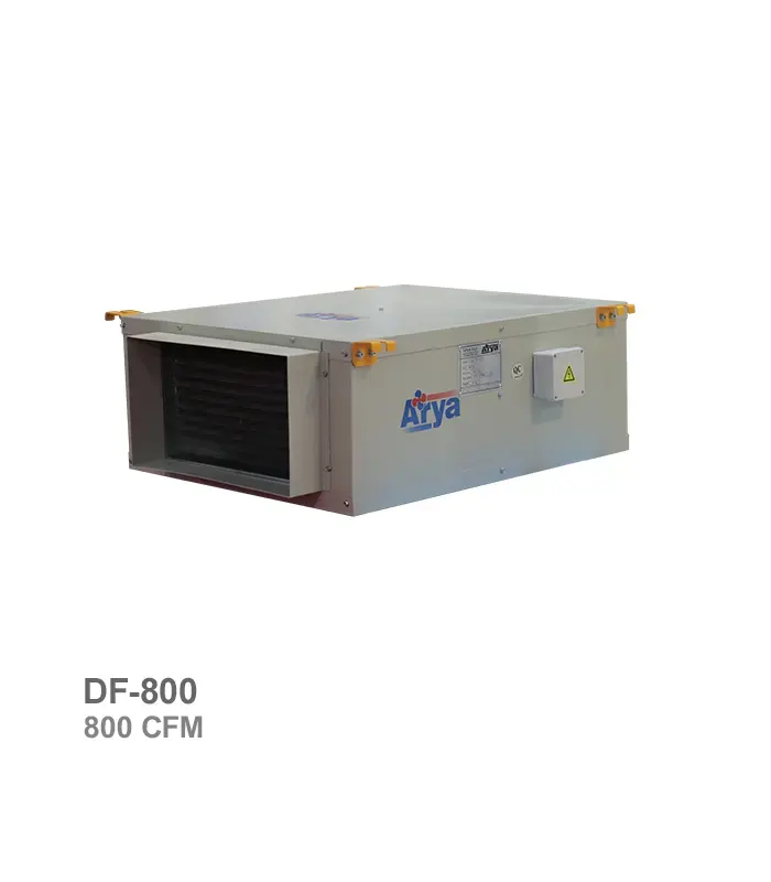 فن کویل کانالی تهویه آریا مدل DF-800