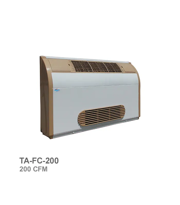 فن کویل دکوراتیو زمینی تهویه آریا مدل 200CFM
