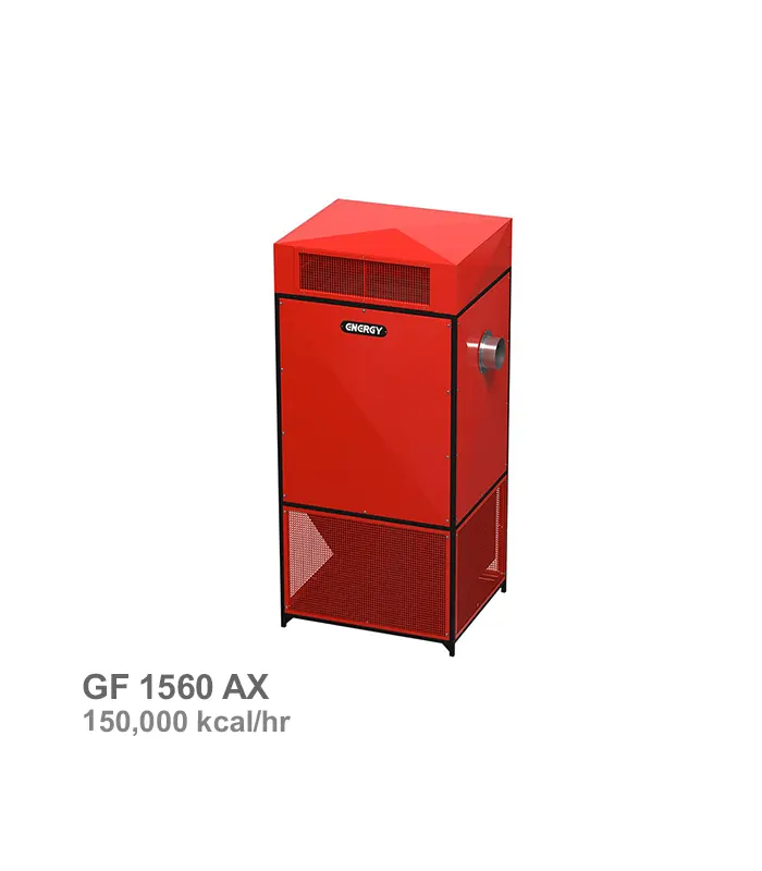 کوره هوای گرم فن آکسیال گازی انرژی مدل GF 1560 AX