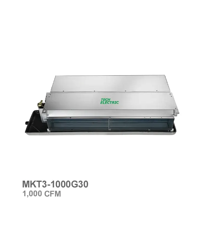 فن‌ کویل سقفی توکار تک الکتریک مدل MKT3-1000G30